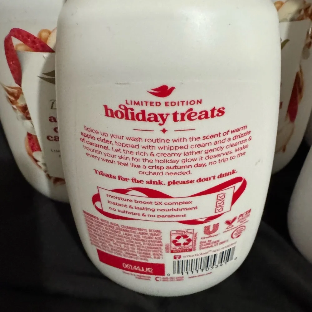 12 Dove Apple Cider Carmel Holiday Edition Hand Soap 12F Each NEW